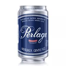 Woda mineralna CISOWIANKA Perlage gazowana, zgrzewka 6 puszek x 330 ml