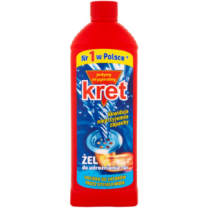 Udrażniacz do rur KRET, żel, 1 l