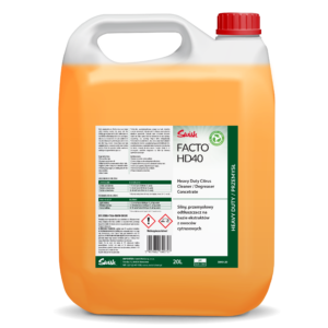 Płyn SWISH HD 40 20l - doczyszczanie posadzek, zasada, koncentrat